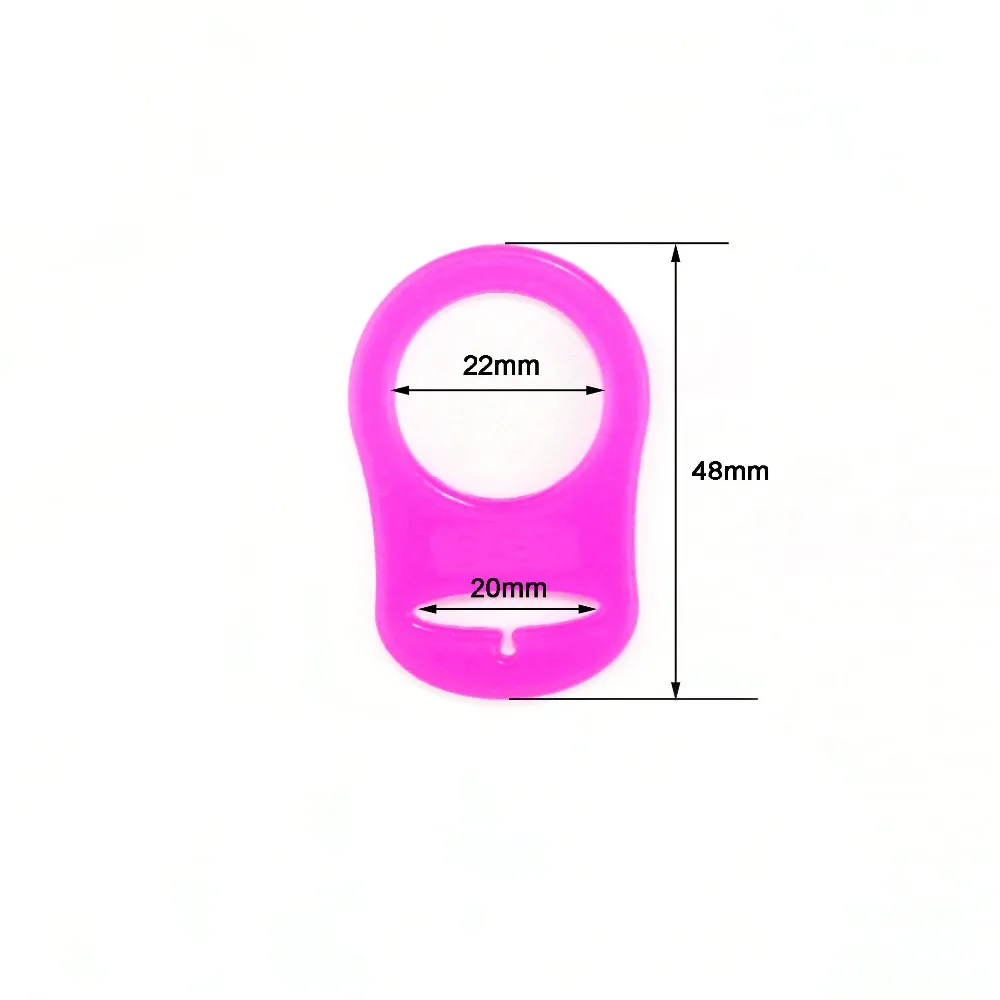 Sutoyuen 10 шт. прозрачный пищевой класс без БФА, силиконовый детское кольцо для соски адаптер кольцо держатель цепи кольца для MAM/NUK