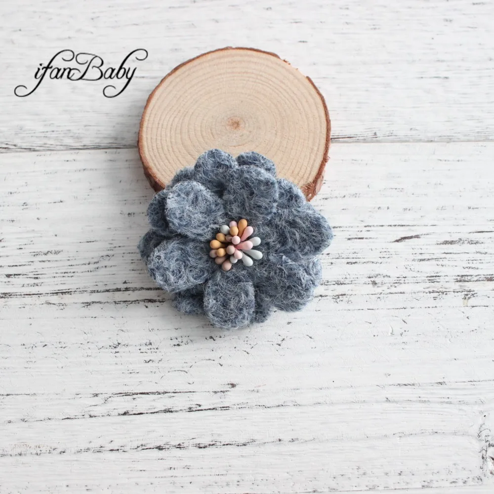Kids wool felt flower (5)