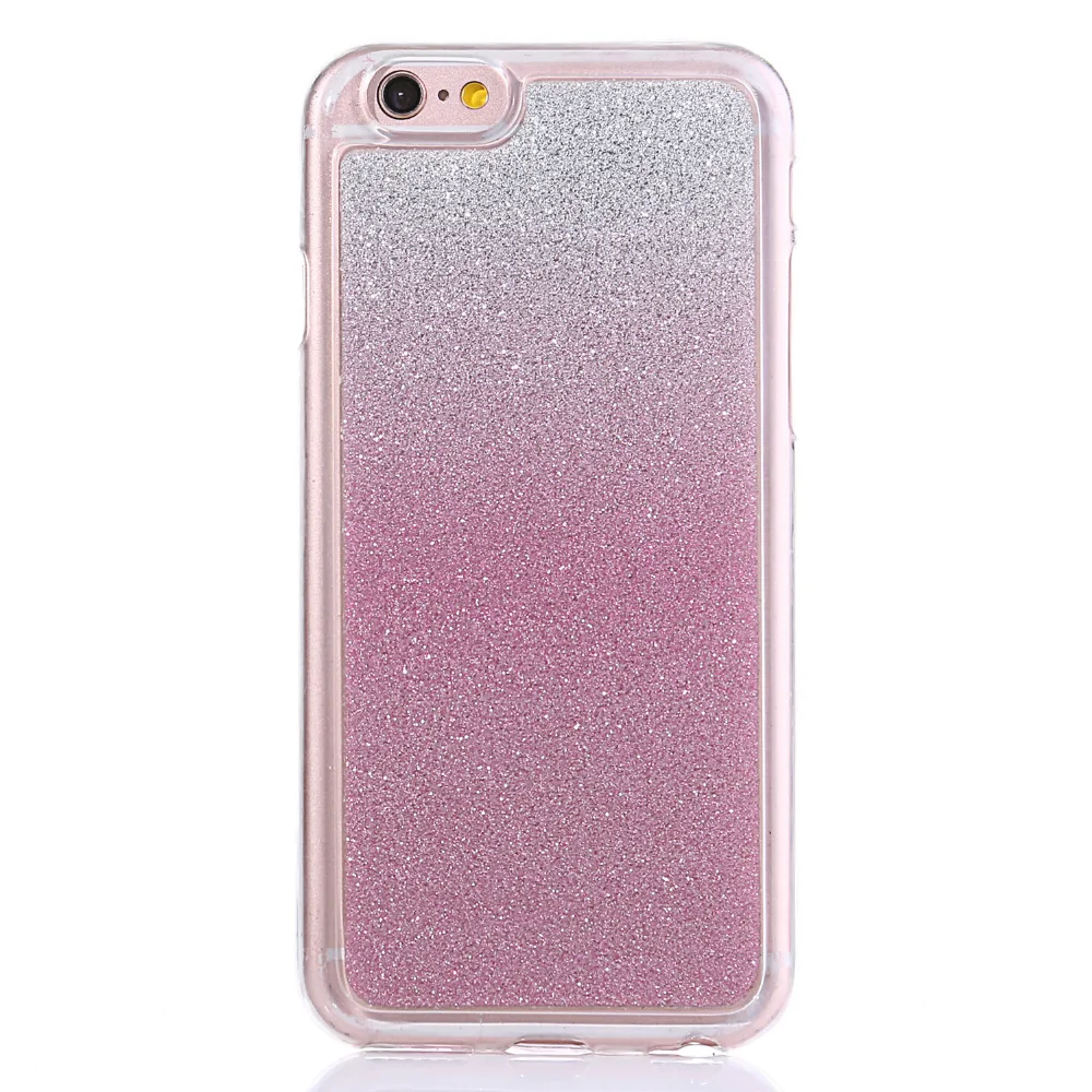 TIPFLY Gradient Color Case for iPhone4/4s 5/5s/se 6/6s Plus Ultra Thin Glitter Bling Back Cover Soft Cases iphone 7/7 |