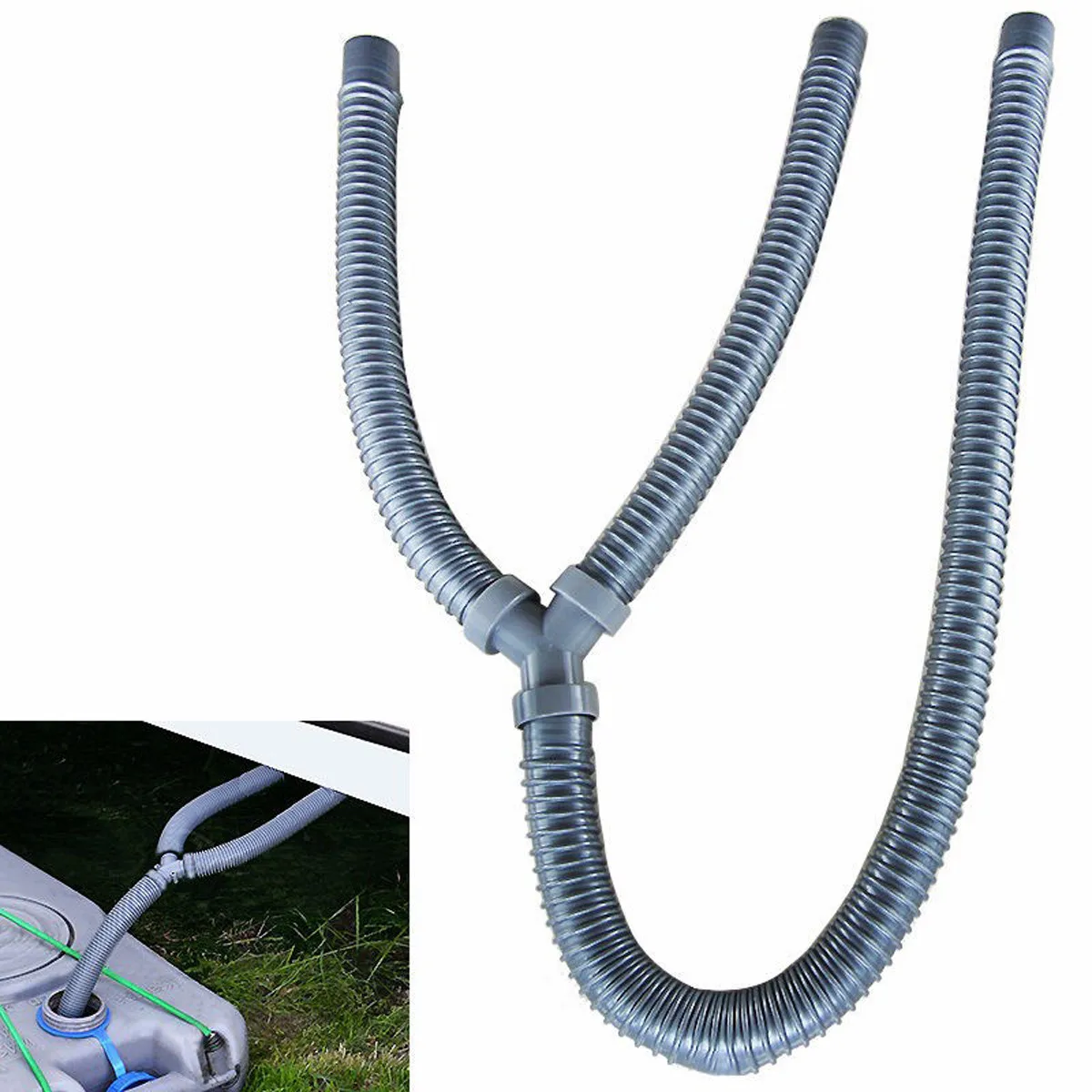 Buy 1Pcs 110cm Plastic Y Pipe Caravan Motorhome Waste