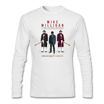 

Long sleeved Fitness Formal Tee Shirts Company Men FARGO T Mike Milligan and The Kitchen Brothers Custom printed man Clothing