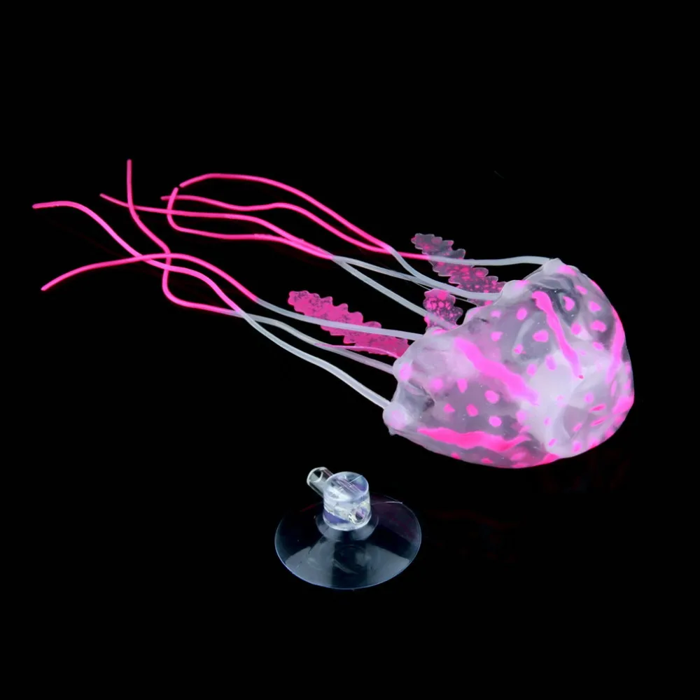 Мигающие игрушки для Детские Силиконовые эффект искусственная Медуза орнамент аквариум аквариумный Декор движется водой игрушка