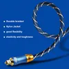 OD6.0 – câble optique SPDIF 1.5 en Fiber optique, câble Audio avec gaine tressée, 1m 5.1 m 2m 3m 5m, nouveau son numérique ► Photo 3/6