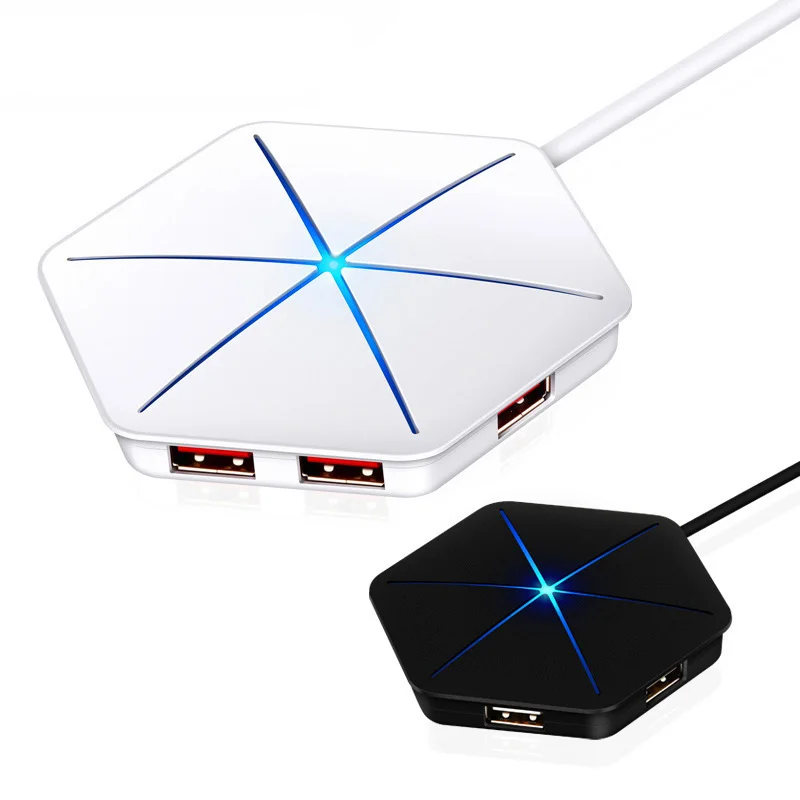 

Best High Speed 4 Ports USB HUB 2.0 Hub USB Port Adapter For Laptop PC Notebook Computer Peripherals Accessories Free Shipping