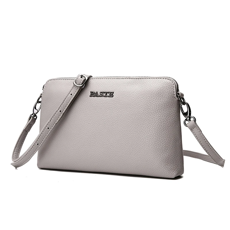 

100% Natural Cowhide Shell Bag, Women Genuine Leather Shoulder Bags, Cross body Messenger Bag, 25*15*5.5cm, P040