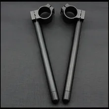 Руль для гоночного мотоцикла, настраиваемый, CNC 35/37/39/41/43/45/48/50/51 мм, на зажиме, вилка, руль, ручной стержень, для кафе, для гоночного мотоцикла