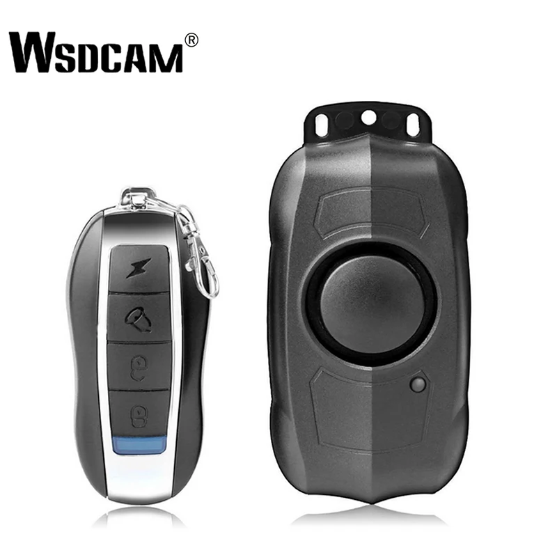 Najtaniej USB ładowanie bezprzewodowe pilot alarm wibracyjny rower motocykl elektryczny samochód alarmy bezpieczeństwa dla domu czujnik alarmowy
