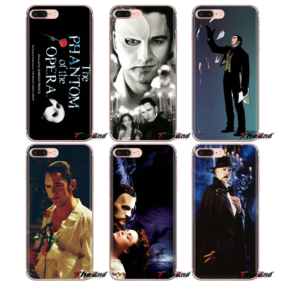 Силиконовый чехол для телефона Phantom of The Opera Love Mask iPod Touch Apple iPhone 4 4S 5 5S SE 5C 6 6S 7 8 X XR XS