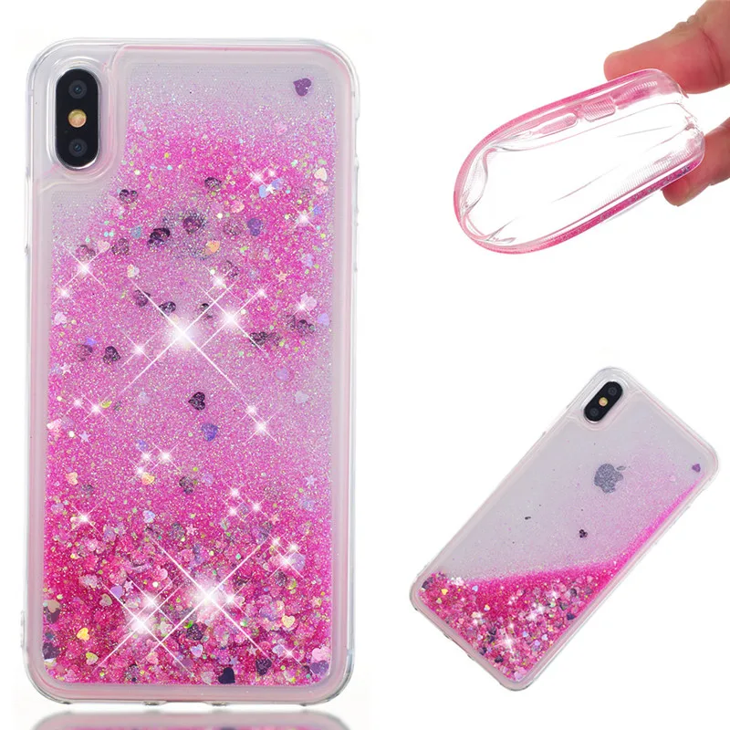 Чехол TRISEOLY Quicksand Waterfall для iPhone 8 6 Plus 5 5S SE чехол телефона Apple 7 6s X XS MAX XR из