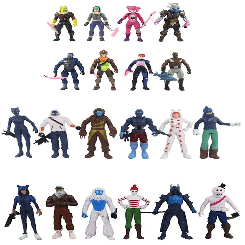 

Fortnight Battle Royal Night Llama PVC Action Figures Toy Battle Royale game Character Fortress Model Figure Toy Boy Gift