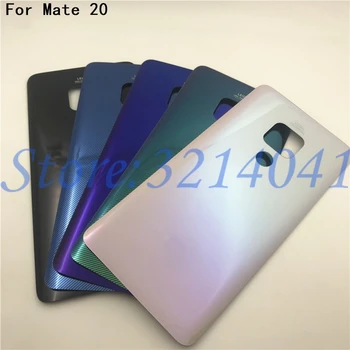 

For Huawei Mate 20 Lite Battery Cover Back Glass Panel Rear Door Housing Case For Huawei Mate 20 Pro Battery Cover Mate20+Logo