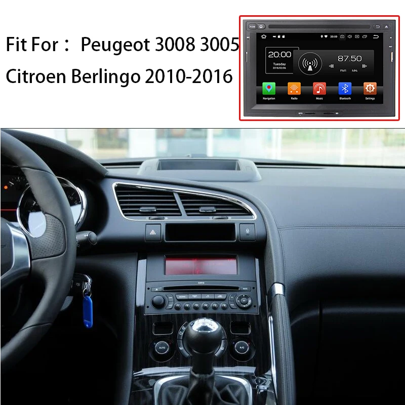 HaiSunny 4 Гб ОЗУ Android 8,0 автомобильный DVD gps Мультимедиа для peugeot 3008 3005 автомобильное стерео радио ТВ видео 4G сеть