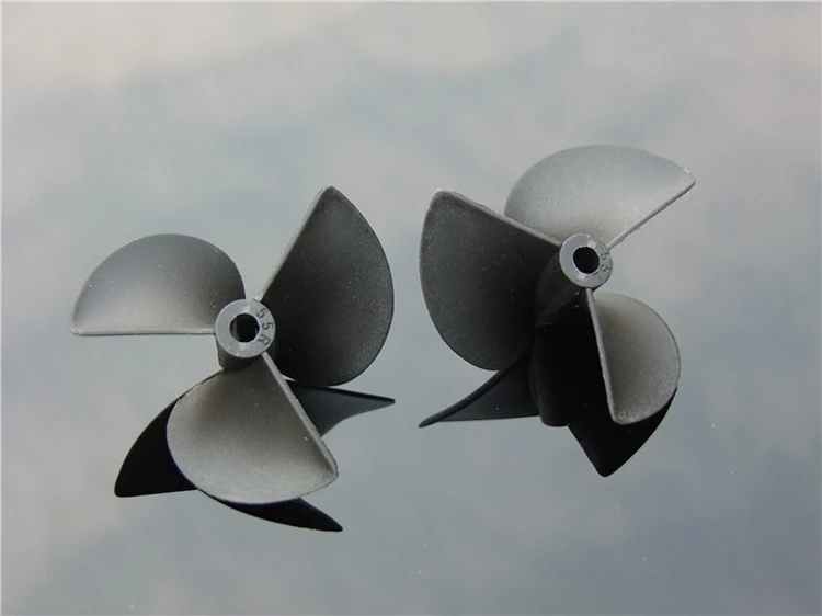 2 Pairs CW CCW Nylon Propeller For RC Model Electric Boat Dual Motors 3
