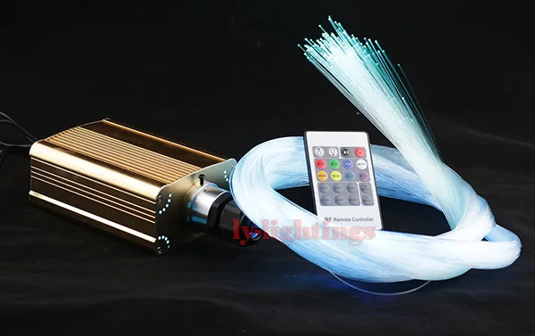 Оптоволоконный светильник DIY светодиодный + светящиеся оптические кабели