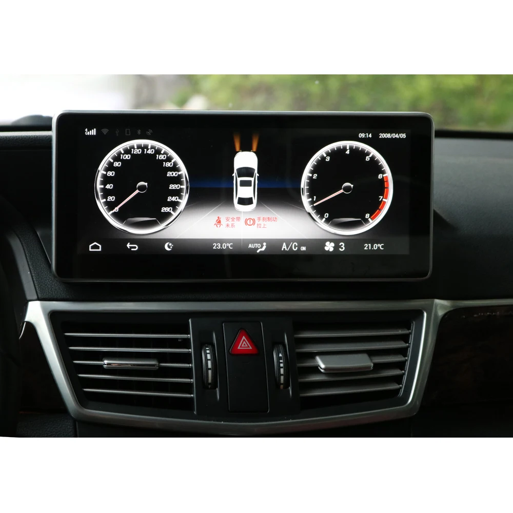 Best 8-Core 2+32G Car Android 10.25 inch Display for Mercedes Benz E Class W212 S212 Command System Upgrade Screen Head Up Monitor 2