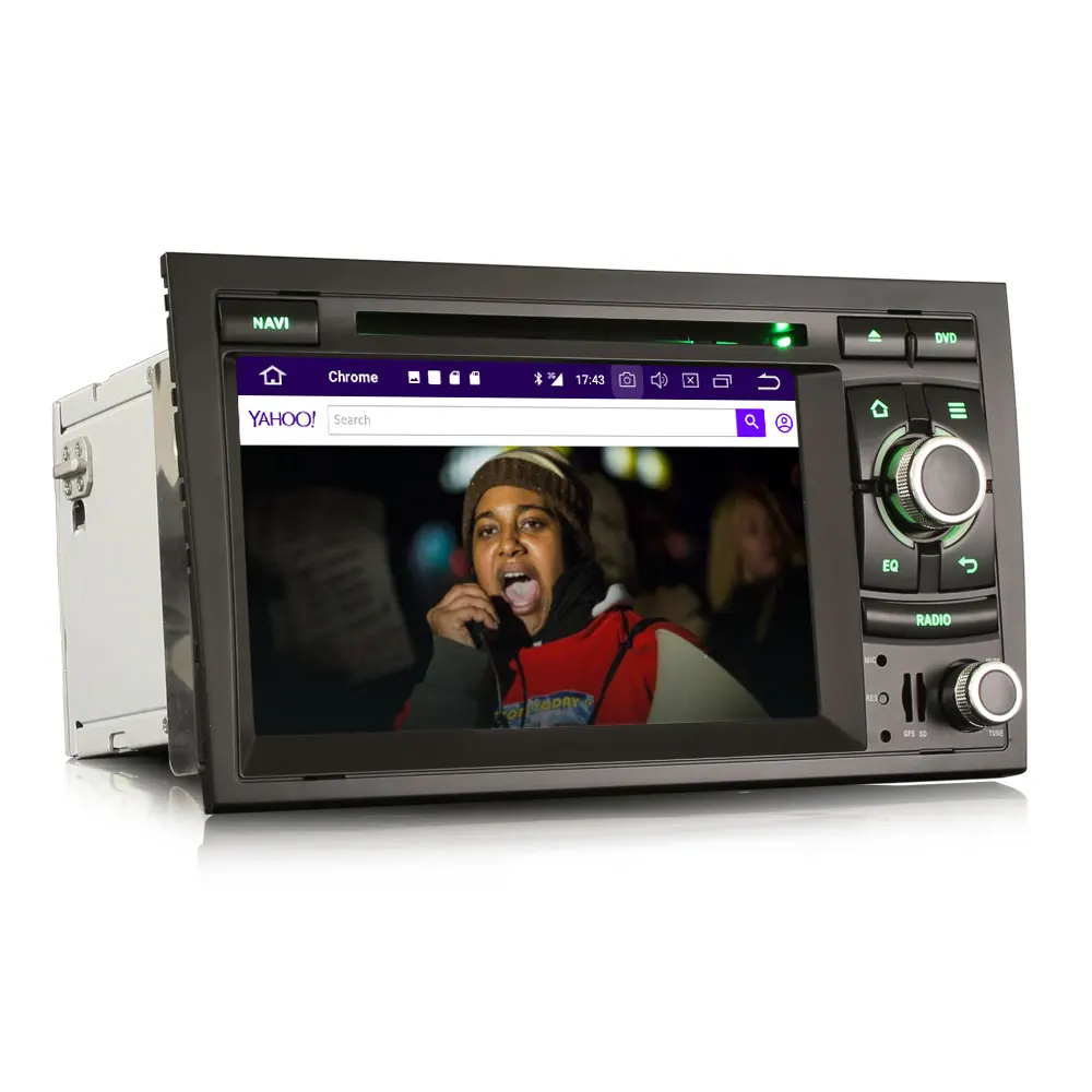 Flash Deal 7" Android 9.0 Pie OS Car DVD Multimedia Navigation GPS Radio for Seat Exeo 2008-2013 with External DAB+ Receiver Box Support 2