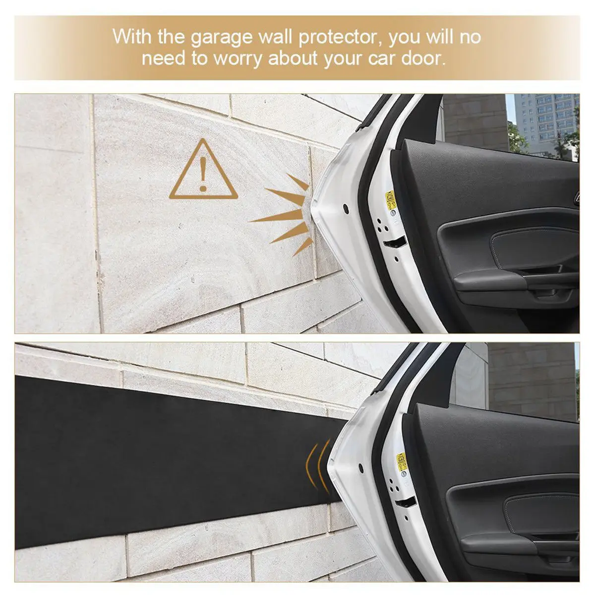 2 м гаражный протектор для стены самоклеящаяся пена для парковки двери автомобиля бампер Защита автомобиля Авто звукоизоляция омертвевающая изоляция