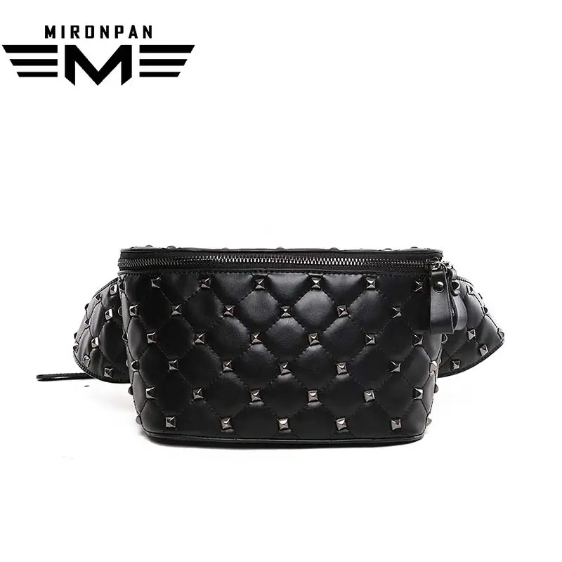 Здесь продается  MIRONPAN 2018 New Women Pillow Genuine Leather Handbag Female Rivet High-capacity Shoulder Bags Women Zipper Business Handbag  Камера и Сумки
