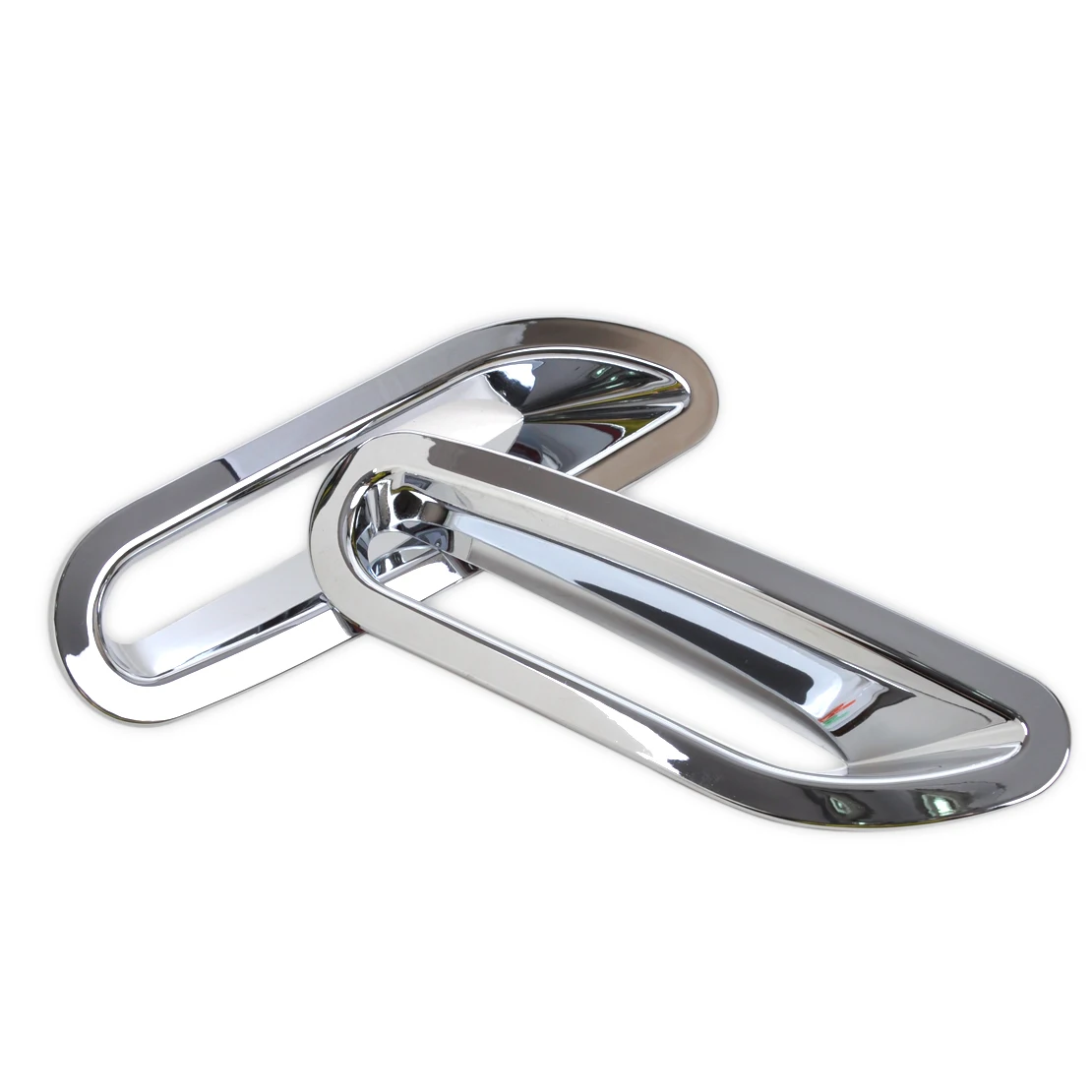 

CITALL Pair Chrome Rear Back Fog Light Lamp Cover Trim Molding Sticker for Nissan Rogue X-Trail T32 2014 2015 Styling