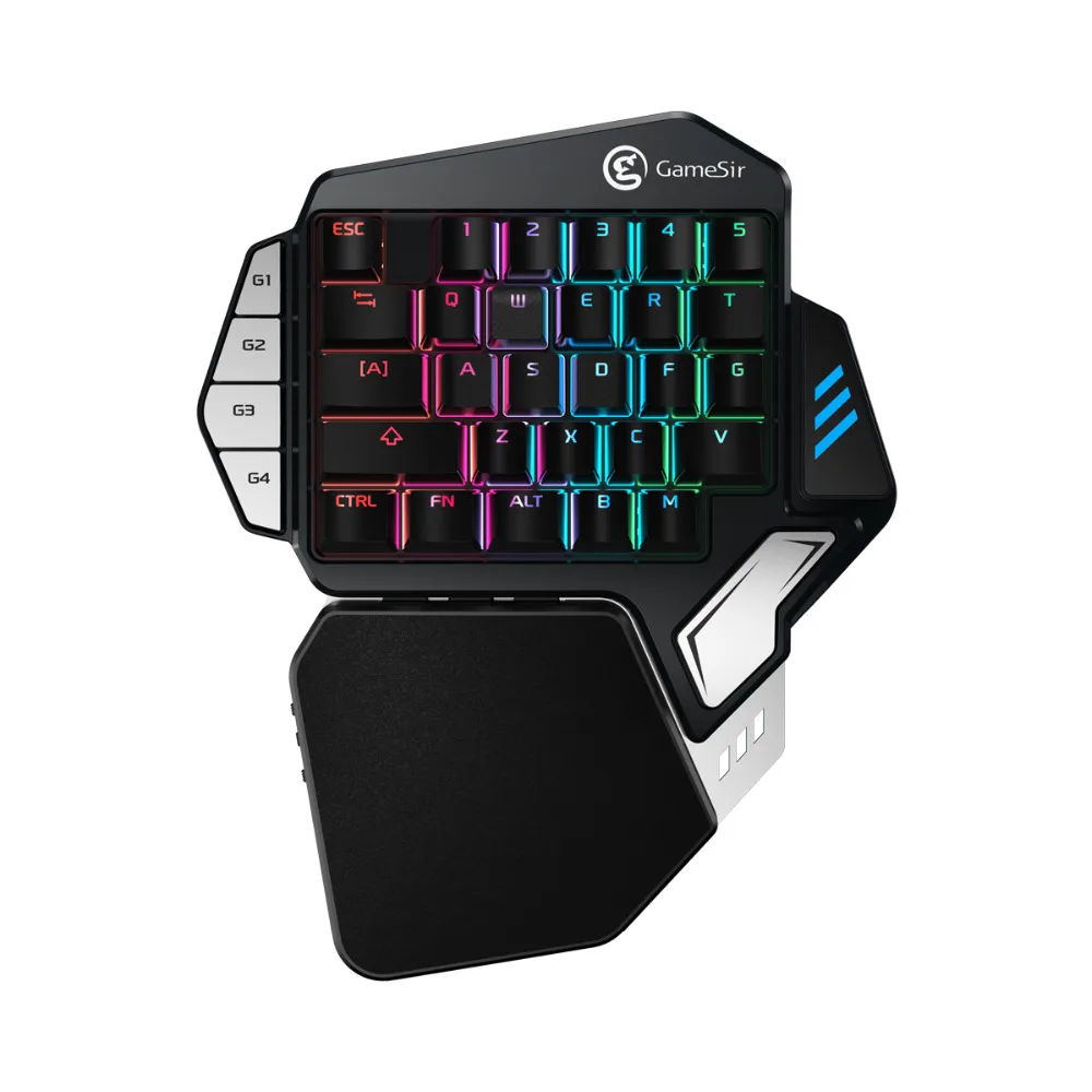 GameSir Z1 Bluetooth Wireless Gaming Keypad F Phones One-handed Cherry MX red switch RGB USB wired