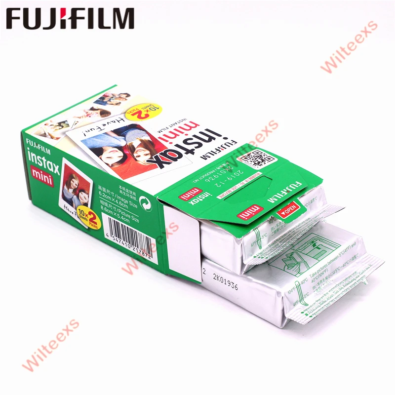 Оригинальная 160 листов Fujifilm Fuji Instax Mini белая пленка мгновенная фотобумага для Instax Mini 8 9 70 25 камера SP-1 2+ Бесплатный подарок