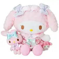 15 インチ漫画フィギュア人形マイメロディピンクウサギの赤ちゃん動物のおもちゃドレスギフト車のスタイリングの装飾のギフト