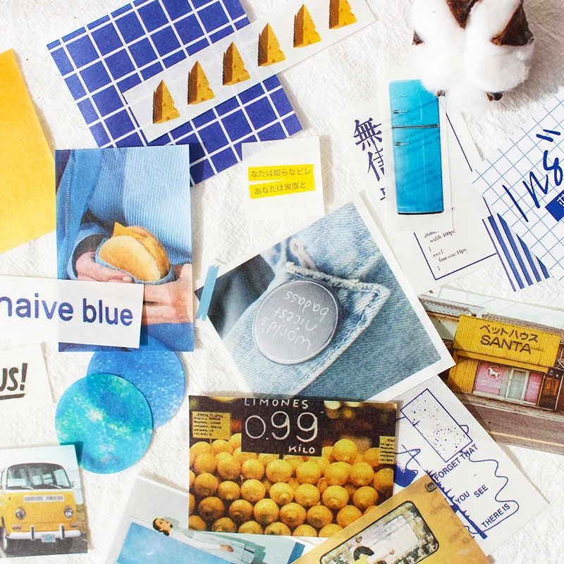 

68pcs/1pack Ins wind series Diary Planner Decorative Mobile Stickers Scrapbooking Craft Stationery Stickers