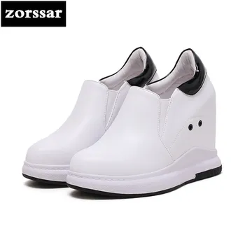 

{Zorssar} Women sneakers Shoes high heel pumps 2018 New Womens Wedges Height Increasing Casual shoes Ladies Platform Shoes