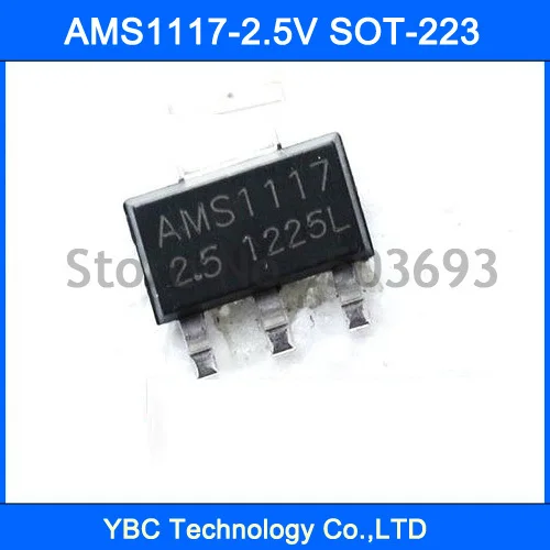 100 шт. Φ AMS1117 1117 2 5 V AMS1117-2.5 SOT-223 | Электронные компоненты и принадлежности