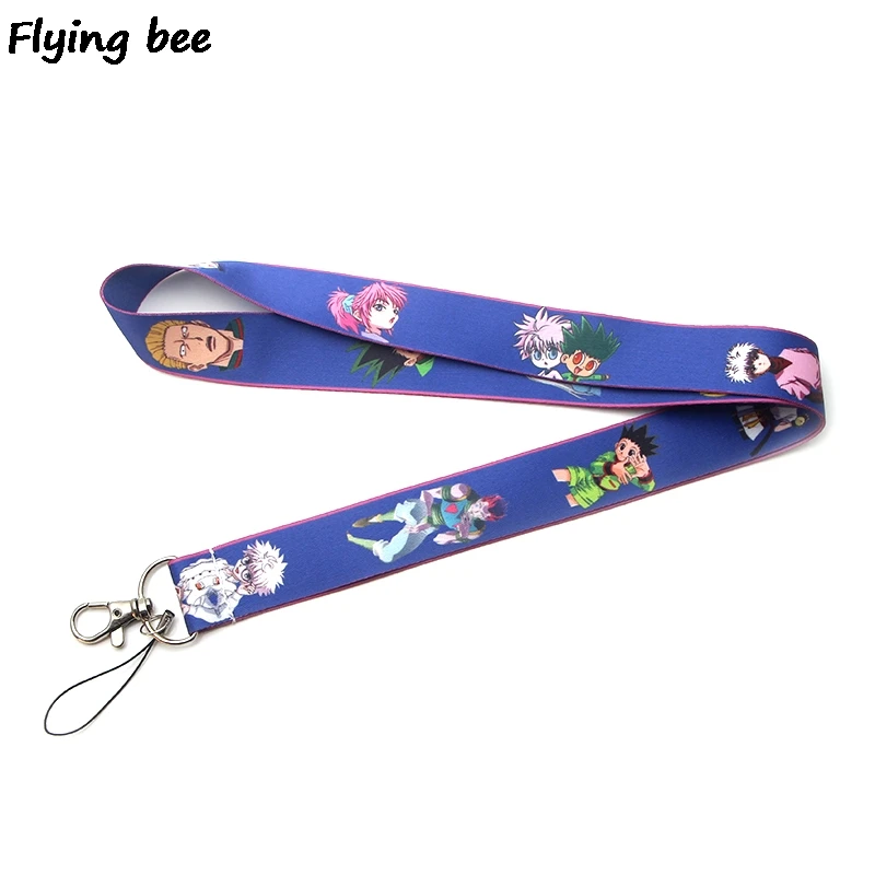 Flyingbee брелок шнурки значки ремешки мобильный телефон Веревка Брелок для ключей
