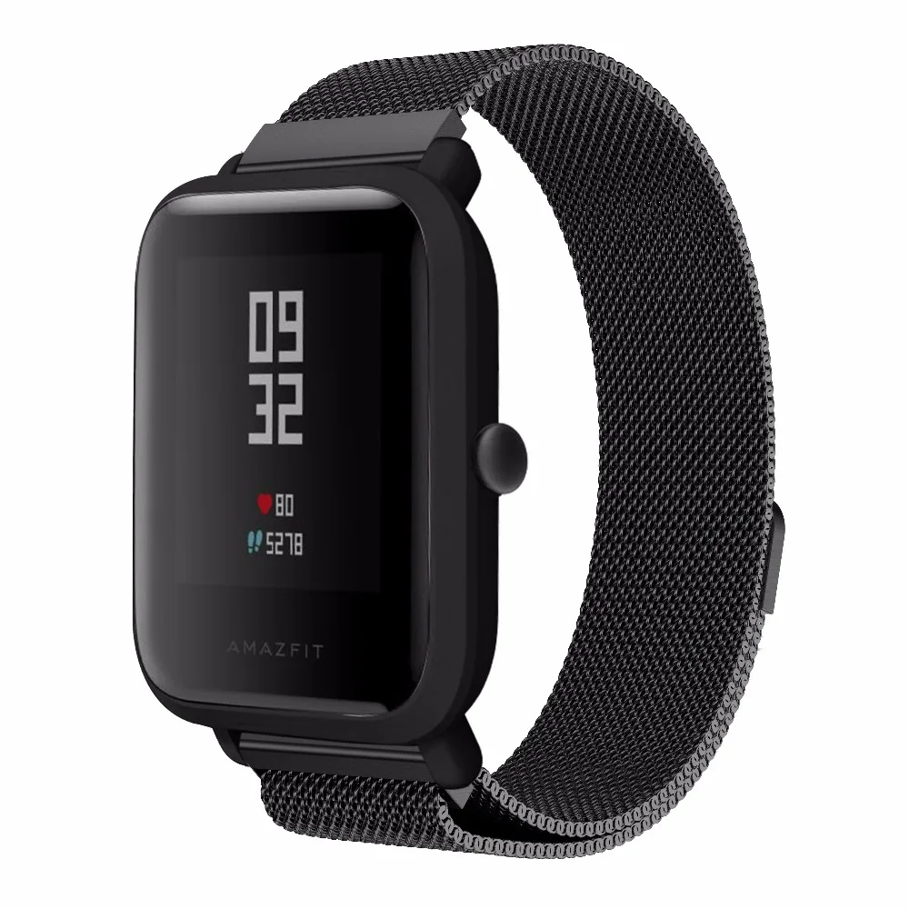 Браслет для Amazfit ремешок Bip металлический из нержавеющей стали для Xiaomi Huami Amazfit GTS/gts 42 мм часы замена наручных ремешков