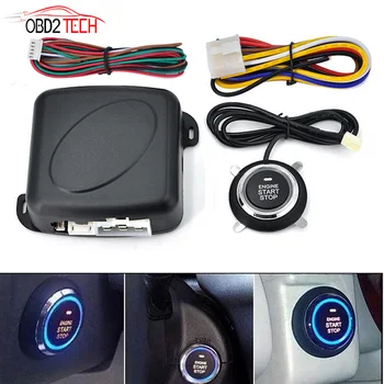 

Auto One START STOP Engine system Lock Ignition button Keyless Entry System Go Push Button 12v car accessories autostart