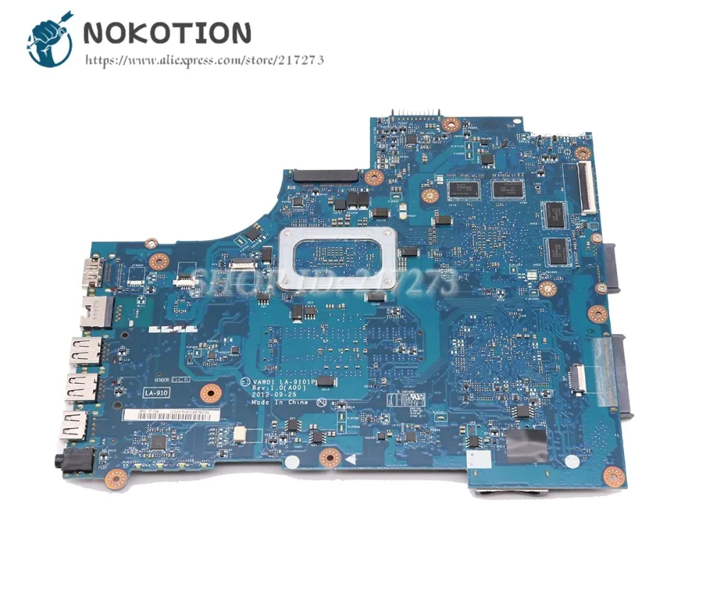 incredible  NOKOTION For Dell Inspiron 3521 5521 Laptop Motherboard CN-00P55V 00P55V VAW01 LA-9101P SR0XG I7-35