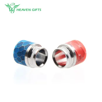 

100% Original Noctilucent 810 Resin and Stainless Steel Drip Tip 8# For Most Mainstream Atomizers of 810 Drip Tips Vaping E-cigs