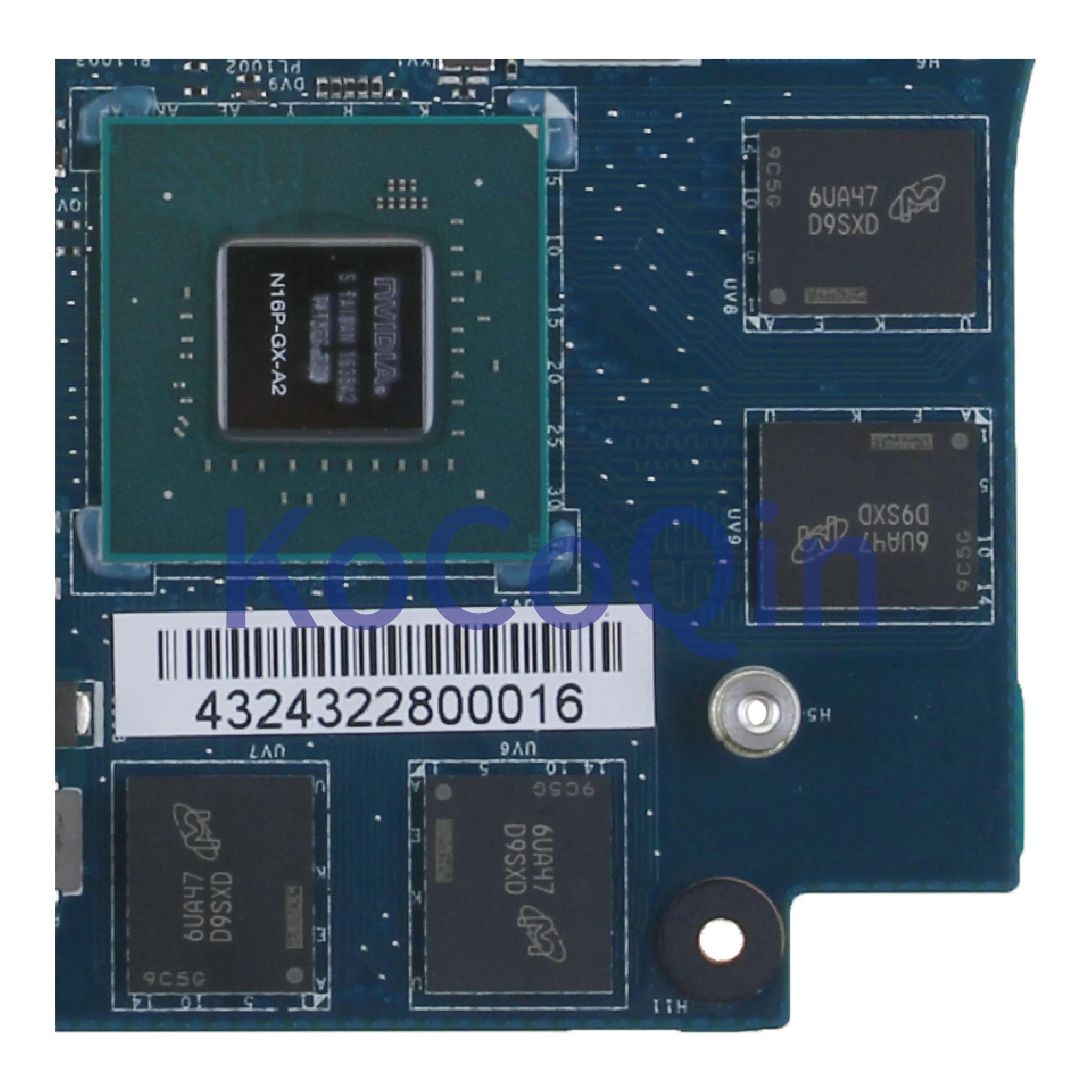 KoCoQin Laptop motherboard For DELL Inspiron 7566 P65F I5-6300HQ Mainboard BCV00 LA-D991P 0RJ4MM CN