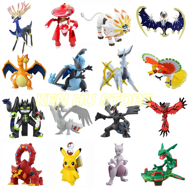 Фигурки героев аниме Genesect Raichu Pika X Y Hydreigon Entei из коллекции покемонов игрушки с