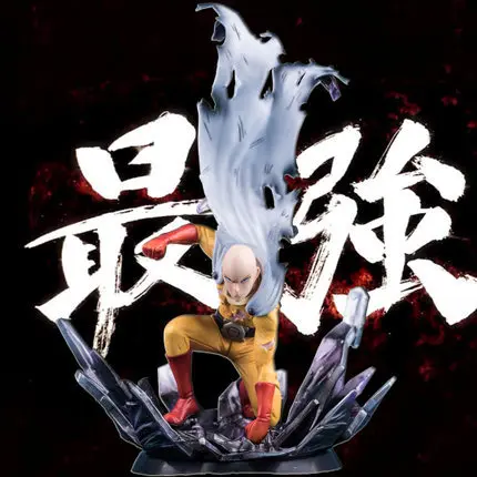 

NEW hot Anime 25cm Saitama ONE PUNCH MAN Original PVC Statue Figure Model Collection Toys for Gift