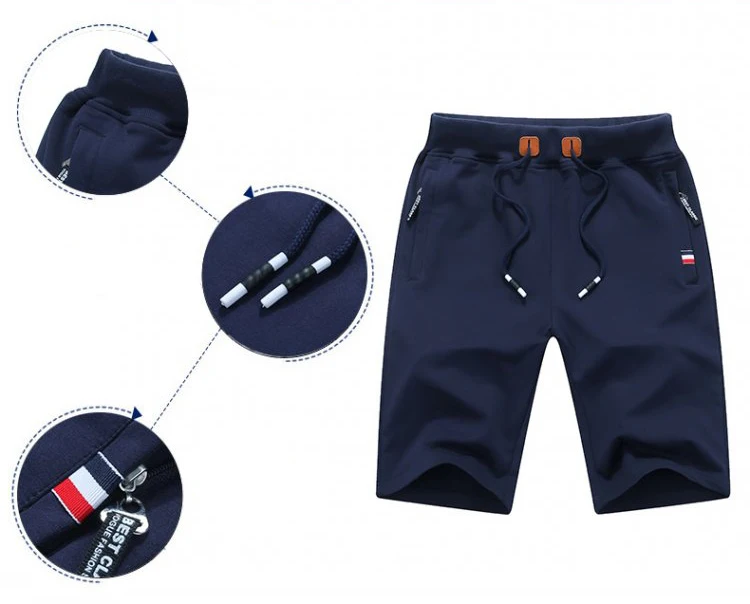 Miacawor летние Для мужчин хлопковые шорты Пляжные шорты Бермуды пляжные шорты Повседневное спортивные костюмы Homme K828