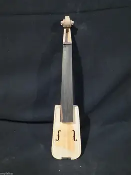

Baroque style unfinished Pochette SONG brand violin 5 3/4",white violin #8443