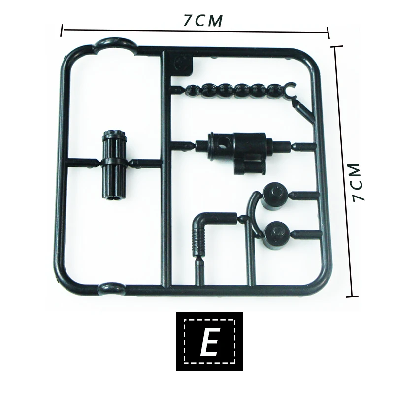 200 шт военный спецназ полицейское оружие армейское солдат средневековый шлем оружие-щит строительные блоки MOC оружие для детей - Color: E