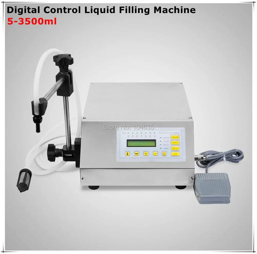 GFK160 Manual Electric Digital Control pump for Water Drink Perfume Liquid Filling