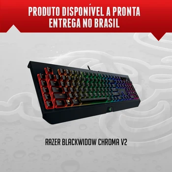 

Teclado Gamer Razer Blackwidow Chroma V2 Lacrado, Los Estoque De Produto No Brasil.