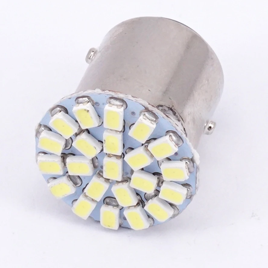 100X 1157 Автомобильные аксессуары BAY15D стробоскоп 22 3014 SMD 1206 автомобильный Стайлинг