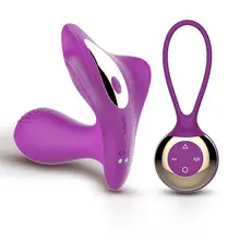 Outdoor Wireless Remote Vibrator Silicone Sex Toys for Women Wearable Dildo Vibrator Panties Sex Machine for Couples Erotic Toys
