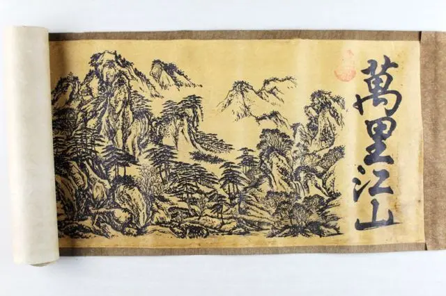 Китайская антикварная коллекция бутик каллиграфия и живопись цзяншань схема