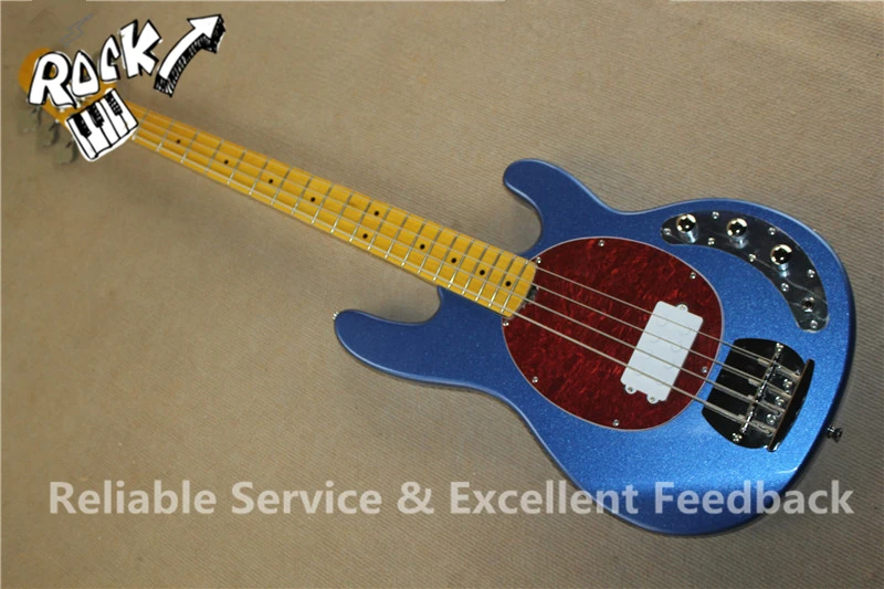 Good Cheap Price 4 Strings Music man Bass Guitar StingRay Ball Metallic