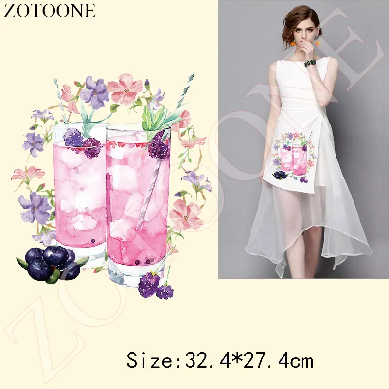 Flower patches for clothing