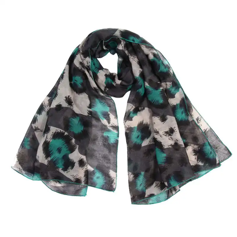 Women Ladies Leopard Print Scarf Wrap Shawls Headband Soft Shawl Long palatine women's scarves handkerchief hijab scarf 40MA0407