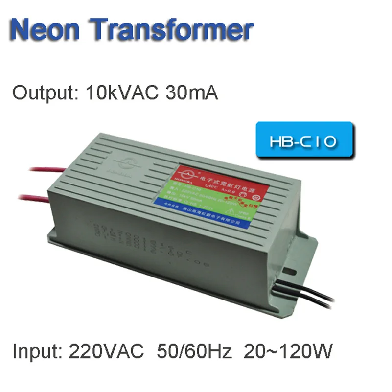 Details about   Neon Electronic Transformer 6000V 6KV 30mA 60W Power Supply Rectifier Kit New Z 