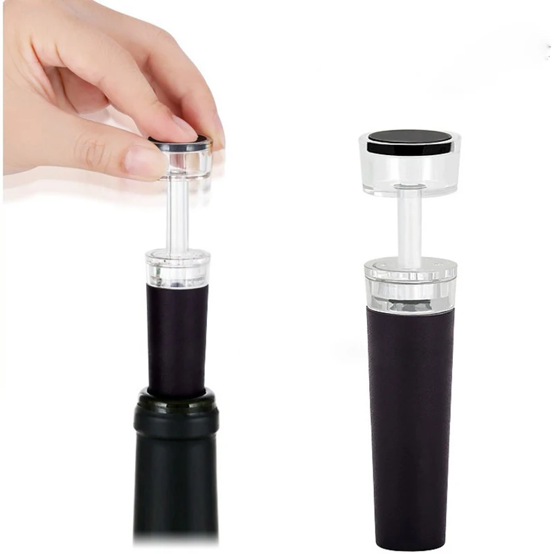 

LINSBAYWU Red Wine Champagne Bottle Preserver Air Pump Stopper Vacuum Sealed Saver Free Shipping